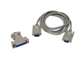 Ohaus 80500524 PC-TxxP 9-Pin Printer Cable for select balances and bench scales, 25-pin-to-9-pin adapter-