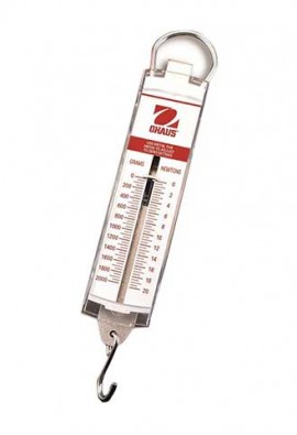 OHAUS 8265-M0 Spring Scale, 70.5 oz-