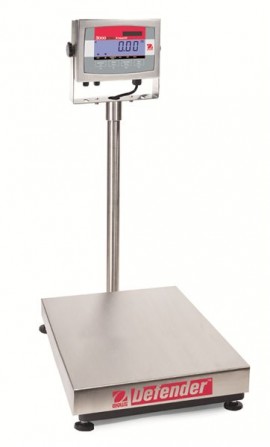 OHAUS D32XW15VR Defender 3000 Washdown Bench Scale, 33 lbs, 14 x 12&amp;quot; platform-