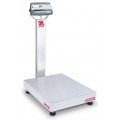 OHAUS D52P125RQL2 Multifunctional Standard Washdown Bench Scale with plastic indicator, 250 lbs. capacity-