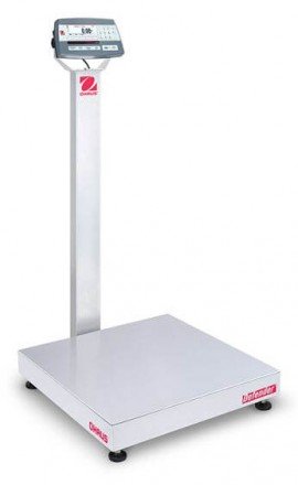Ohaus D52P125RQV3 Defender 5000 Multifunctional Bench Scale, 250 lbs, 24 x 24&amp;quot; platform-