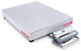 OHAUS D52P125RTX5 Defender 5000 Multifunctional Low Profile Bench Scale with plastic indicator, 250 x 0.01 lbs-