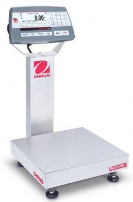 OHAUS D52P12RQR1 Defender 5000 Multifunctional Standard Bench Scale with plastic indicator, 25 x 0.001 lbs-