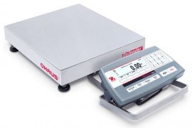 OHAUS D52P12RQR5 Defender 5000 Multifunctional Low Profile Bench Scale with plastic indicator, 25 x 0.001 lbs-