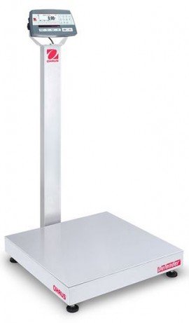 OHAUS D52P250RQV3 Multifunctional Standard Bench Scale with plastic indicator, 500 lbs. capacity-