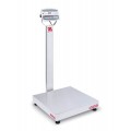 Ohaus D52XW250RQV3 Defender 5000 Column-Mount Standard Bench Scale, 500 lbs, 24 x 24&amp;quot; platform-