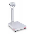 Ohaus D52XW250WTX7 Defender 5000 Column-Mount Washdown Bench Scale, 500 lbs, 24 x 18&amp;quot; platform-