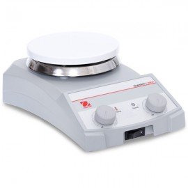 OHAUS e-G21HSRDS GUARDIAN 2000 Analog Hotplate/Stirrer, 15L, 5.3&amp;quot; dia. Ceramic-coated SS plate-
