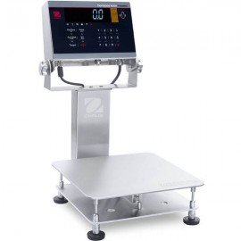 OHAUS i-D61XWE12K1R6 DEFENDER&amp;trade; 6000 Washdown Bench Scale, 25 lbs (12.5 kg)-