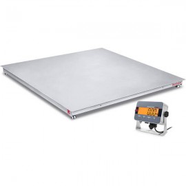 OHAUS i-DF33XW2500C1R DEFENDER&amp;trade; 3000 Floor Scale with IP66 SS indicator, 2,500 lbs (1,250 kg), 3&#039; X 3&#039;-