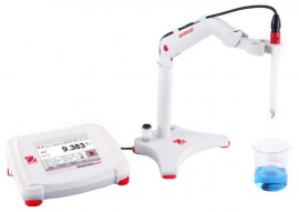 Ohaus ST5000-F Starter Benchtop pH Meter with Touchscreen, -2 to 20 pH, -30 to 130&amp;deg;C-