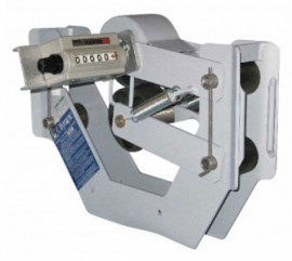 Olympic 1700 Cable Measurer with feet counter and urethane-coated wheel-