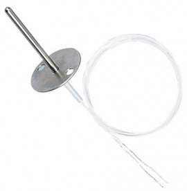 Omega 44008 Thermistor Element, 30,000 Ω, ±0.4°F interchangeability-