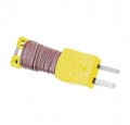 Omega 5SC Series Ready-Made Insulated Thermocouple, type K, glass braid, 30 AWG, 40&amp;quot;, 5-pack-