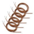 Omega 5TC Series Ready-Made Insulated Thermocouple, type K, Kapton<small><sup>&amp;reg;</sup></small>, 24 AWG, 36&amp;quot;, 5-pack-
