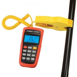 Omega 8800PC-K Pipe-Clamp Thermocouple Probe with miniature connector, type K, -58 to 392&amp;deg;F-