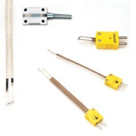 Omega 88304K Thin-Foil Surface Thermocouple Probe with stripped leads, type K, 32 to 420&amp;deg;F-
