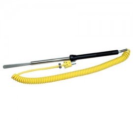 Omega 88L75K Thin-Leaf Surface Thermocouple Probe with miniature connector, type K, 32 to 572&amp;deg;F-
