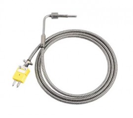 Omega BTH-090-K-13-60-2 Bayonet Extruder Thermocouple Probe with standard connector, type K, 32 to 900&amp;deg;F-