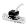 Omega BV2000TRN050B Turbine Flow Meter, 0.5 LPM to 5 LPM, 3/8" NPT Male, 1 m Cable-