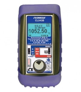 Omega CL543B Thermocouple and RTD Calibrator, 13 thermocouple types, 10 to 1000 Ω, ±0.008% rdg +0.006 mV-