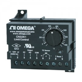 Omega CN3261 Series High-Limit Temperature Controller, K thermocouple input, 0 to 2300°F-