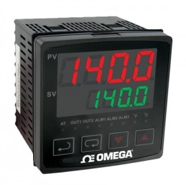 Omega CN7253 PID Temperature and Process Controller, 1/4 DIN, Ramp-and-Soak Programmable, AC Powered-