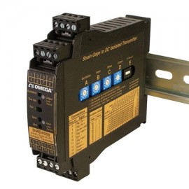Omega DMD4059-DC DIN Rail Signal Conditioner, Strain-Gauge Bridge Input, 0 to 400 mV DC Input, DC Powered-