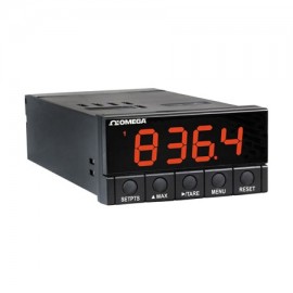 Omega DP25B-S-AR Strain Gauge Panel Meter, 1/8 DIN, AC Power, Analog and Relay Output-