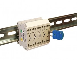 Omega DRTB-T-2-10PK DIN-Rail Thermocouple Terminal Block, type T, 10-pack-