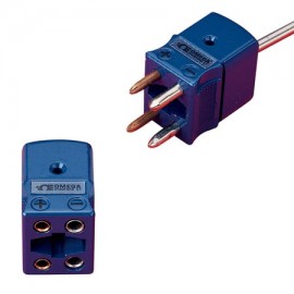 Omega DTC-J-F 4-Prong Dual-Circuit Thermocouple Connector, type J female, IEC color code-