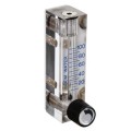 Omega FL-2000 Series Acrylic Flow Meter, air, 0.26 to 2.64 GPM, 1/8" NPT female-