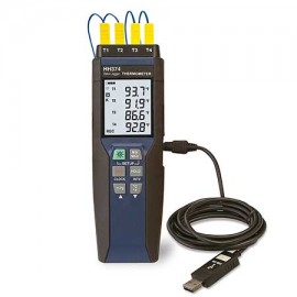 Omega HH374 Handheld Thermocouple Data Logger, 4-channel-