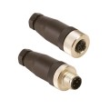 Omega M12-J-S-M-FM Compensated M12 Field-Mount Thermocouple Connector, type J male, straight-
