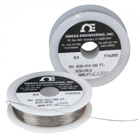 Omega NI80-040-200 Resistance Heating Wire, 200', 0.04" (1 mm)-