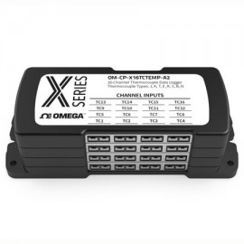 Omega OM-CP-TCTempX Series Thermocouple Data Logger, -454 to +3308°F, 16-channel-