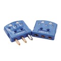 Omega OTP-U-F 3-Prong Standard Thermocouple Connector, type U female, IEC color code-