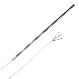 Omega PR-10 Series RTD Probe, 100 Ω, -328 to 1112°F, 1/4 dia x 12", 3-wire-