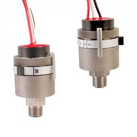 Omega PSW-500 Series Pressure Switch, gauge, 7.5 to 250 psi, 1 A SPST, 1/8" NPT male-
