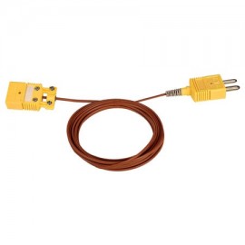 Omega RECK4-9 Thermocouple Extension Cable Assembly, molded, type K, PFA, retractable, SMPW-F to SMP male, 20'-
