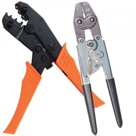 Omega SM-CTHD Crimping Tool for SM connectors, ratchet action, rubber-embedded handles-