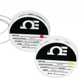Omega SPCI-005-100 Uninsulated Thermocouple Wire, 36 AWG, 100', type J (-)-