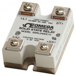 Omega SSRL660 Series Solid State Relay, 48 to 660 V AC, 75 A, DC control-