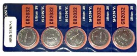Onset HOBO HRB-TEMP-1 Replacement Batteries, 5-pack-