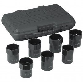 OTC 4542 Wheel Bearing Locknut Socket Set, 7-pack, 1/2" drive-