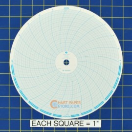 Partlow 205303 Replacement Charts, 10&quot;, 24h, 20 to 250, Box of 100-
