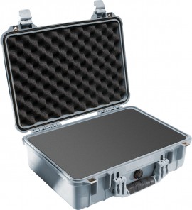 Pelican 1500 Medium Case, Silver-