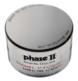 Phase II PHT1300-05 Double Sided Leeb &amp;quot;D&amp;quot; Test Block-