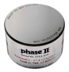 Phase II PHT1300-05 Double Sided Leeb &amp;quot;D&amp;quot; Test Block-