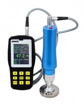 Phase II PHT-6100 UCI Portable Hardness Tester with 1kg Motorized Probe-